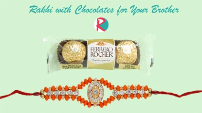 Send Rakhi with Chocolates to Your Brother This Rakhi